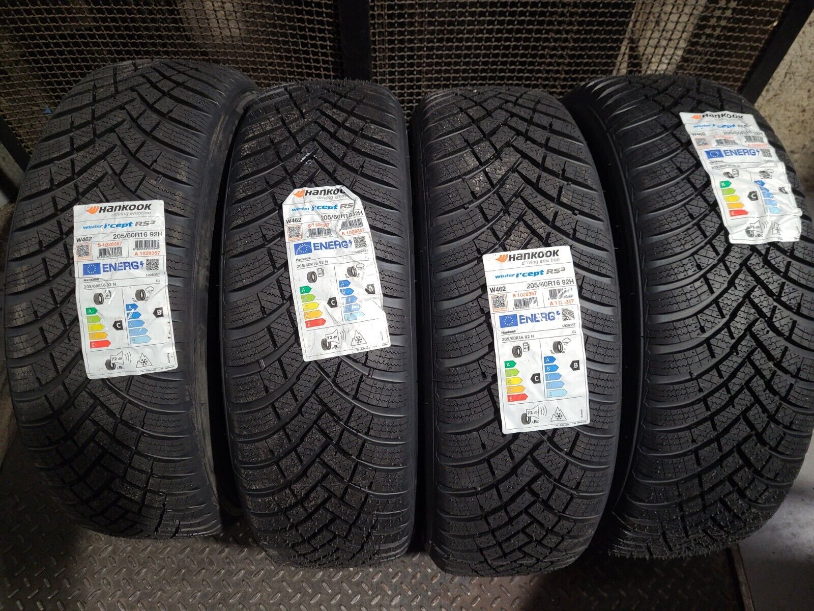 PNEUMATICI 205/60 R16 92H HANKOOK W462 RS3 TERMICHE INVERNALI M+S - immagine 2