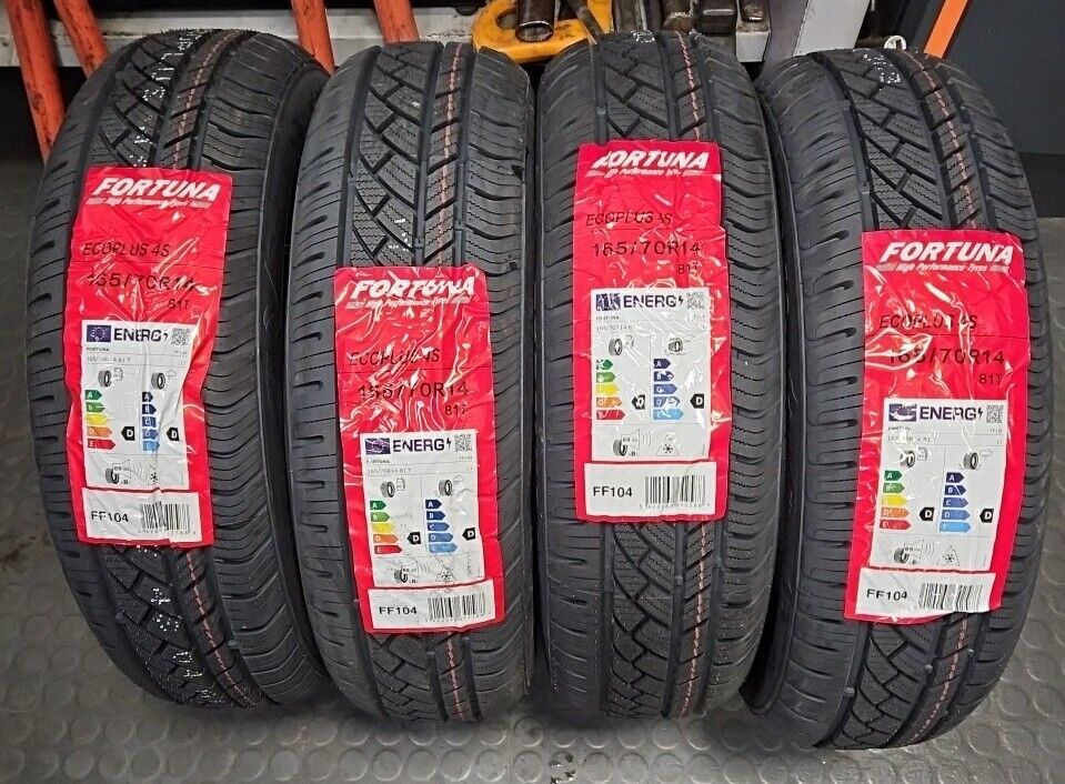 PNEUMATICI NUOVI FORTUNA ECOPLUS 4S 165/70 R14 81T M+S 4 STAGIONI - immagine 2