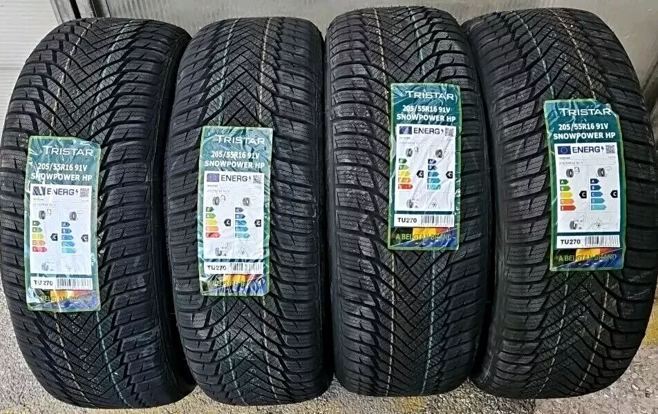 PNEUMATICI AUTO INVERNALI 205/55 R16 91v TRISTAR 3PMSF M+S - immagine 2