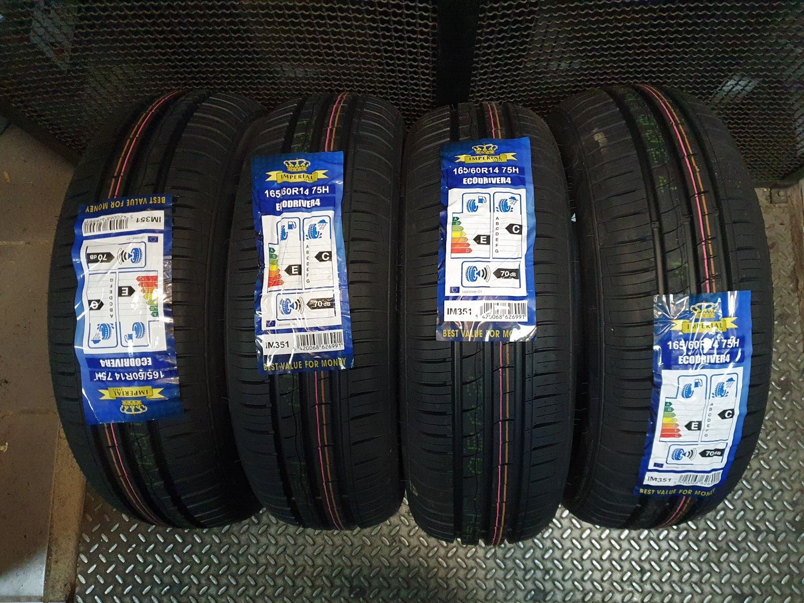 PNEUMATICI 165/60 R14 75H IMPERIAL ECODRIVER4 ESTIVI - immagine 2