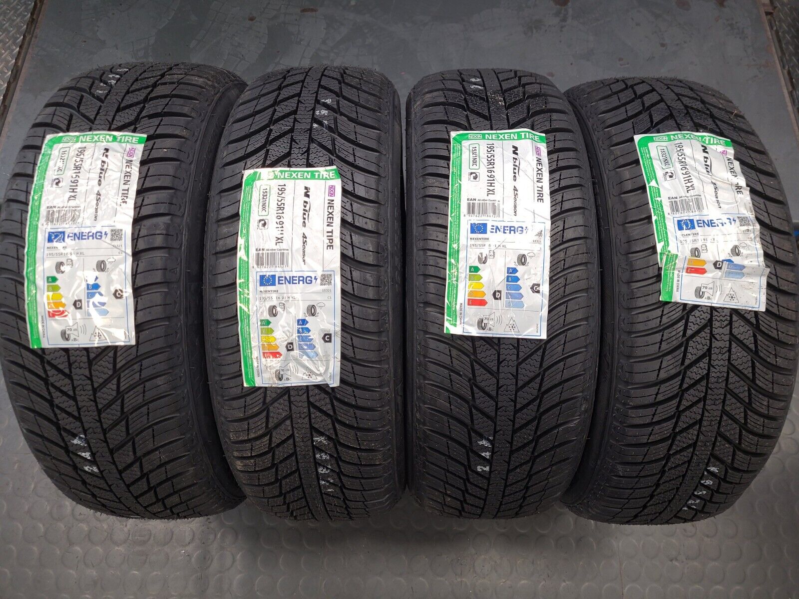 PNEUMATICI AUTO NEXEN NBLUE 195/55 R16 91H 4 STAGIONI M+S - immagine 2