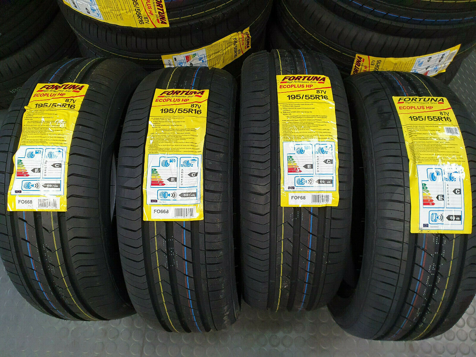 PNEUMATICI AUTO 195/55 R16 87V FORTUNA ECOPLUS HP ESTIVI - immagine 2