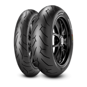 COPPIA GOMME MOTO PIRELLI DIABLO ROSSO2 120/70 ZR 17 58W + 180/55 ZR 17 73W