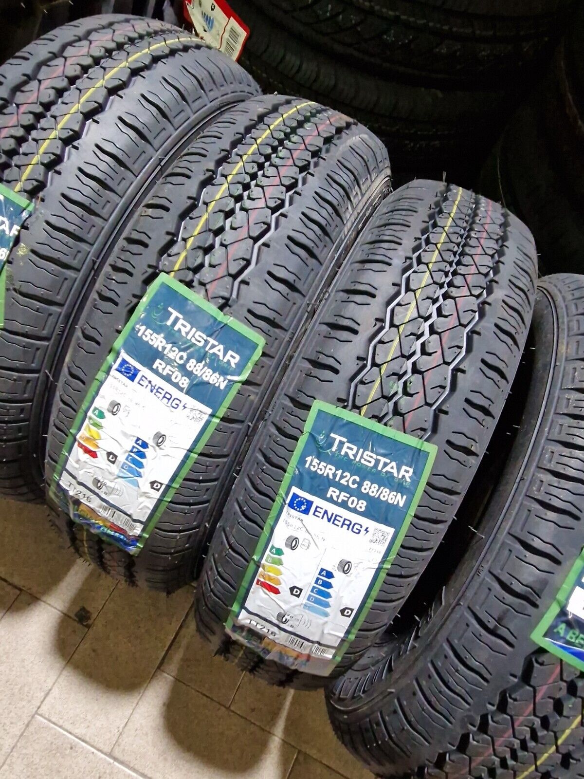 PNEUMATICI FURGONE TRISTAR 155 R12C 8PR 88/86N ESTIVE - immagine 2