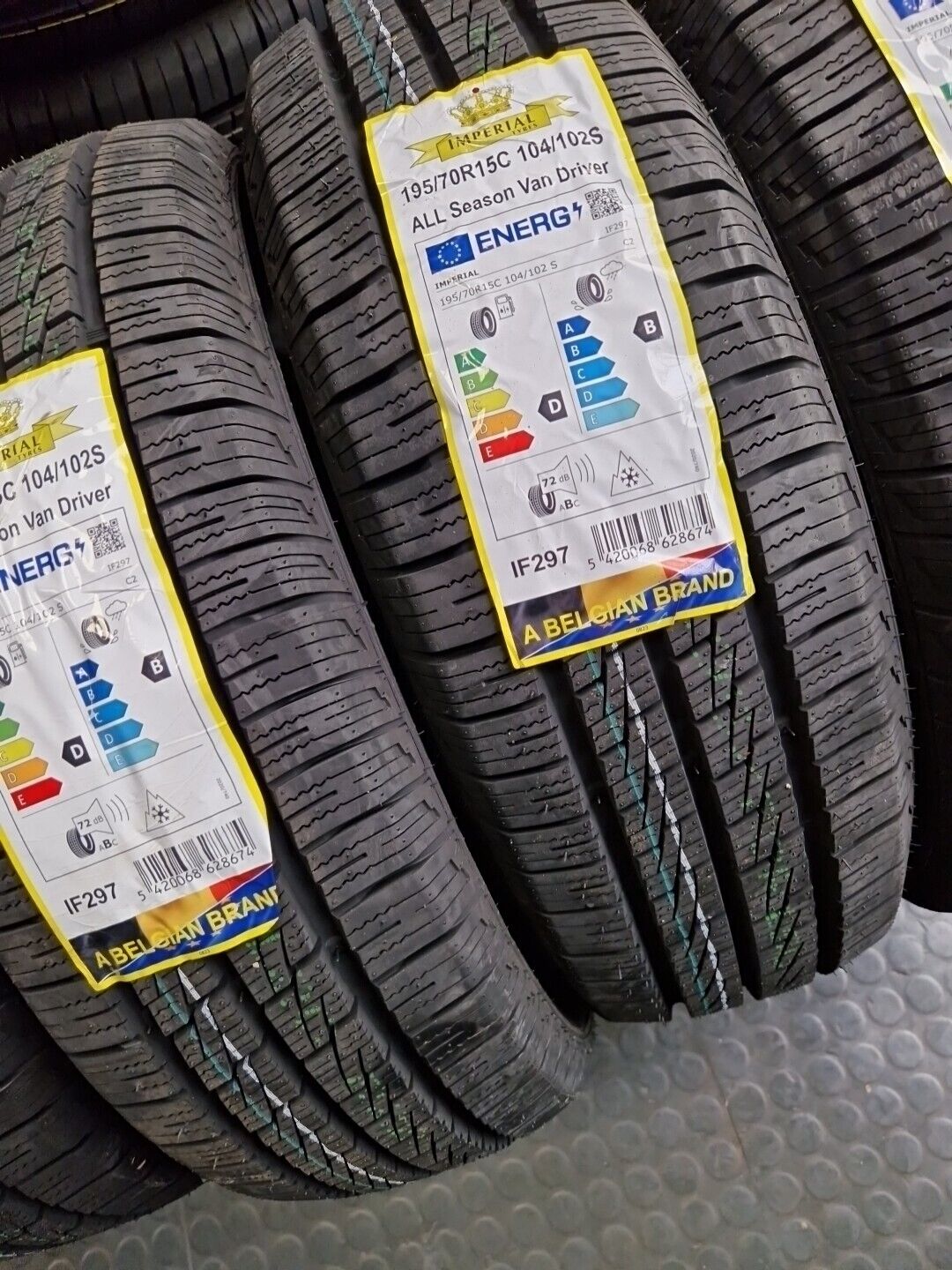 PNEUMATICI FURGONE 195/70 R15C 104/102S 8PR IMPERIAL 4 STAGIONI - immagine 2