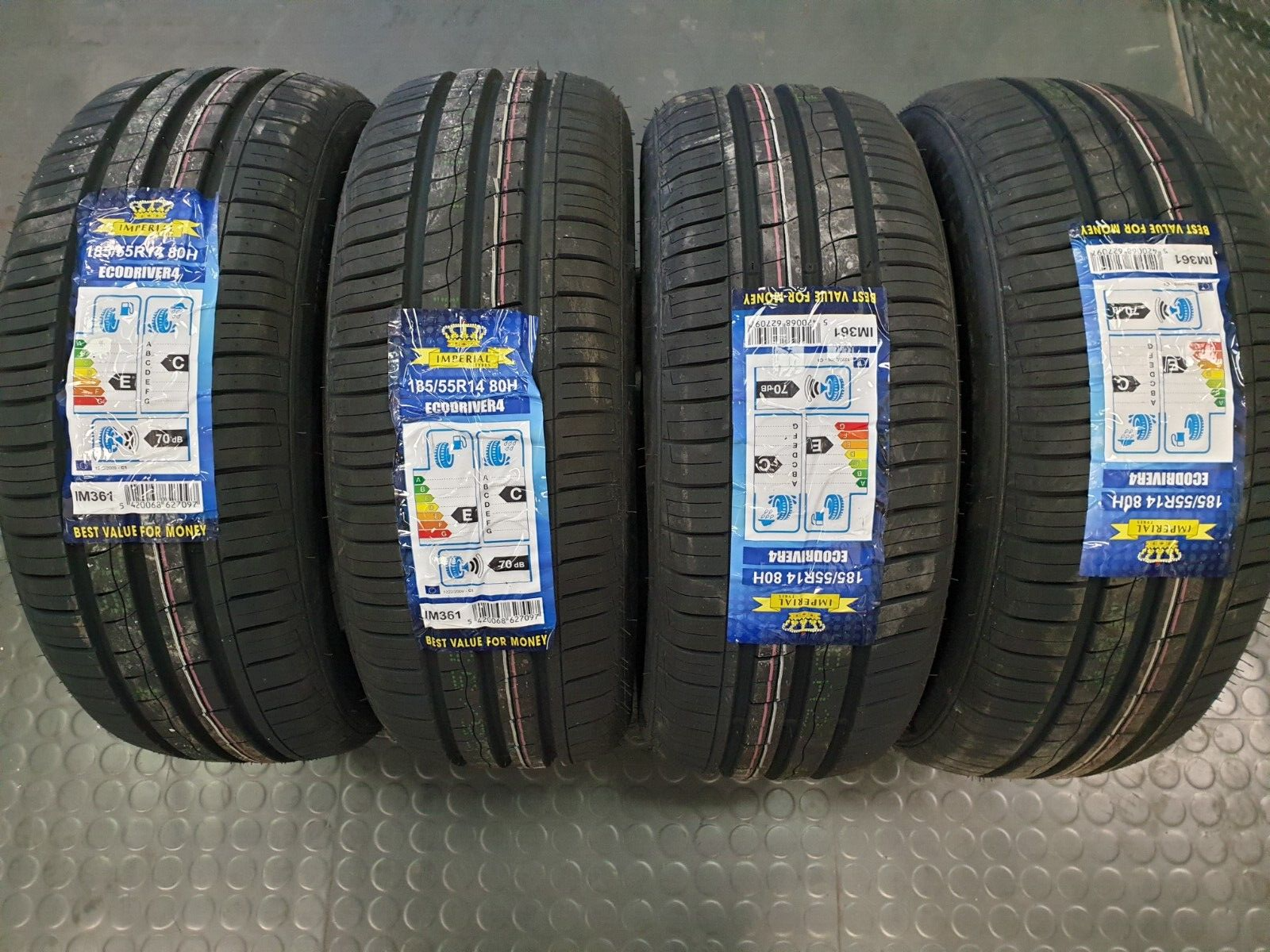 PNEUMATICI AUTO IMPERIAL ECODRIVER4 185/55 14 80H ESTIVI - immagine 2