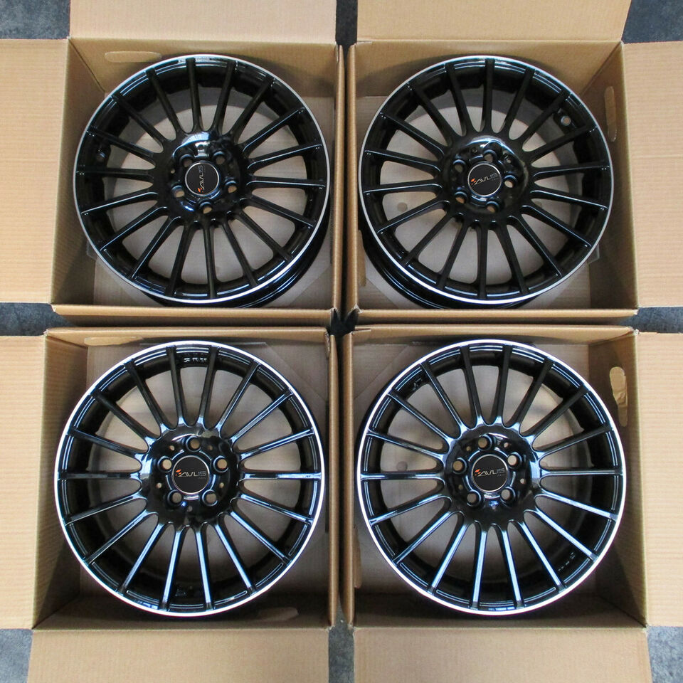 4 Cerchi in Lega AVUS RACING da 18 pollici 8j et35 interasse 5x110 - immagine 2